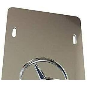 Stainless Steel License Plate Tag for Car (Black for MercedesBenz) in Kuwait