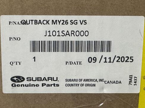 سوبارو 2026 Outback Splash Guards 4 مجموعة J101SAR000 OEM أصلي in Kuwait