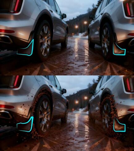 واقيات الطين لرذاذ السيارة، لمازدا CX50 CX-50 2023-2026 ملحقات قطع غيار السيارات، حاجز الطين الخلفي الأمامي in Kuwait