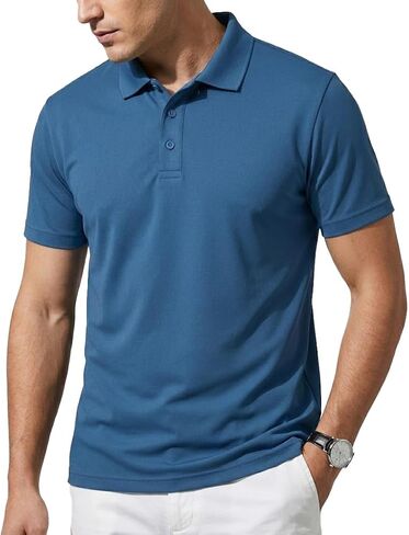Men's 670 Short Sleeve Polo Shirt with Moisture Wicking and Odor Control. in Saudi Arabia