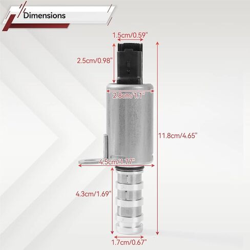 متغير صمام التحكم في توقيت الملف اللولبي VVT 2 دبابيس متوافق مع كوبر متوافق مع Citoren DS/بيجو/فوكسهول/أوبل 1.4 1.6 11367564734 7564734 in Kuwait