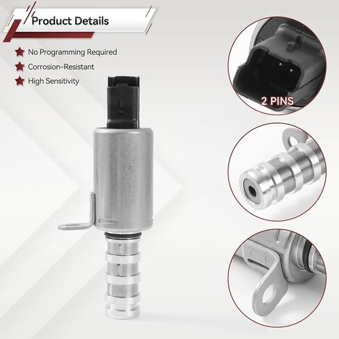 متغير صمام التحكم في توقيت الملف اللولبي VVT 2 دبابيس متوافق مع كوبر متوافق مع Citoren DS/بيجو/فوكسهول/أوبل 1.4 1.6 11367564734 7564734 in Kuwait
