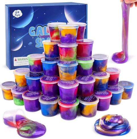 Mini Butter Slime Kit,45 Pack Scented Slime Party Favor Gifts,DIY Putty Slime Toys for Kids,Soft & Non-Sticky,Stress Relief Toy for Girls and Boys in Kuwait