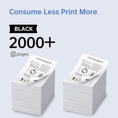 923e 923xl مجموعة خراطيش الحبر الأسود مع رقائق بديلة لحبر HP 923e 923XL أسود لـ OfficeJet 8120e 8122e 8125e Pro 8135e 8138e 8139e 8130e 8132e (2 أسود) in Kuwait