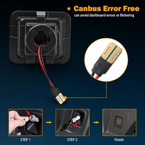 KanSmart LED License Plate Light Compatible with 2015 2016 2017 2018 2019 2020 F150 Led Tag Lamp License Plate Lamp Accessories Smoke Lens in Kuwait