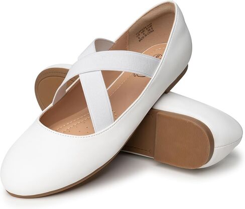 Trary Women's Flats, Flats Shoes Women, Ballet Flats Shoes for Women,Mary Jane Shoes for Women, Elastic Ankle Straps Flats Shoes, Round Toe Dress Shoes for Women, Business Casual Flats Shoes in Saudi Arabia