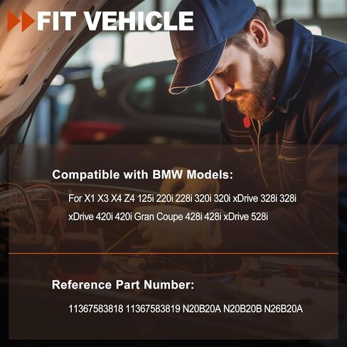 مدخل وعادم تروس عمود الحدبات VVT - متوافق مع BMW N20 N26 X3 X4 Z4 520 528 328 428i - OE 11367583818 11367583819 in Kuwait