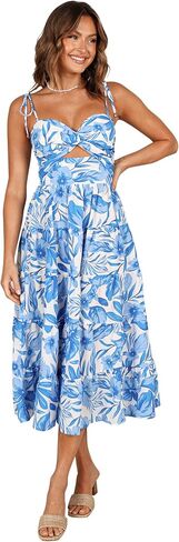 Petal & Pup Women's Rose Midi Dress in Saudi Arabia
