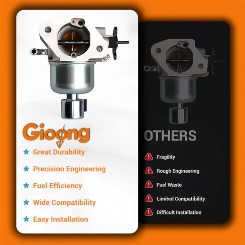 Carburetor for Kohler 7000 Series Engines 22HP 23HP 24HP 25HP 26HP KT725 KT730 KT735 KT740 KT745 with Gaskets - Replaces 1685321-S, 3285361S, 3285347S in Kuwait