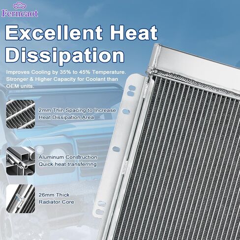 مشعاع 3 صفوف لـ 1959-1965 1964 تشيفي إمبالا شيفيل بيل إير لبيسكين إل كامينو كينجسوود 3.8L 4.6L 5.3L 1960 1961 1962 1963 مشعات ألومنيوم in Kuwait