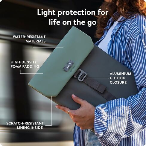 Mous – Laptop Bag 16 inch Case - Universal Laptop Sleeve – Water Resistant Durable Cover - Sage in Saudi Arabia