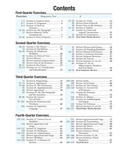 Workbook V for Handbook of Grammar and Composition - Abeka 11th Grade 11 Highschool English Grammar and Writing Student Work Text in Saudi Arabia