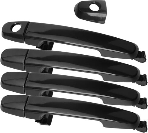 Exterior Door Handle | Outside Front Driver & Passenger Side | Compatible with Toyota 2002-2006 Camry, 2001-08 RAV4, 03-13 Corolla Matrix Solara Scion | OE 69211-AA010 88971449 | with Keyhole in Kuwait