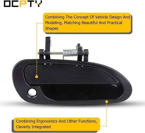 OCPTY مقبض الباب الخارجي الأمامي الركاب الجانب الأيمن استبدال صالح 1998-2002 لهوندا ل أكورد مقبض باب خارجي أسود in Kuwait