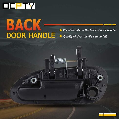OCPTY مقبض الباب الخارجي الأمامي الركاب الجانب الأيمن استبدال صالح 1998-2002 لهوندا ل أكورد مقبض باب خارجي أسود in Kuwait