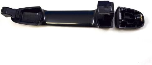 PT Auto Warehouse TO-3180S-FRK - Outside Exterior Outer Door Handle, Smooth Black - without Keyhole, Passenger Side Front in Saudi Arabia