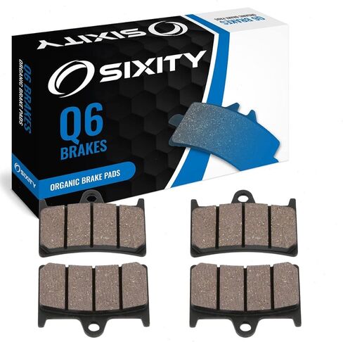 Sixity Q6 Front Organic Brake Pads compatible with Yamaha XTZ1200 Super Tenere 2012-2013 Complete Set in Saudi Arabia