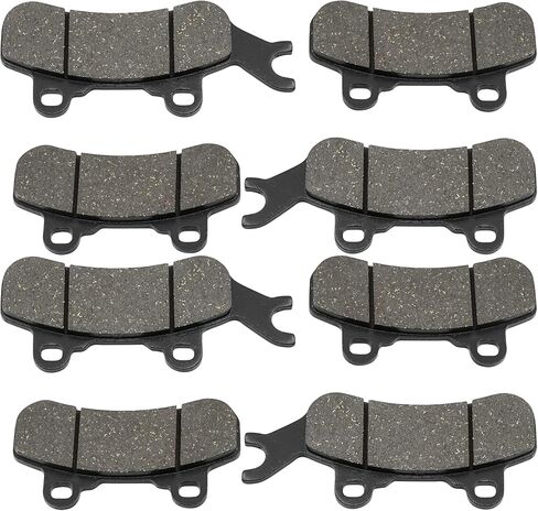 Caltric Brake Pads Compatible with Can-Am Commander 1000R XMR DPS XT 2021-2024/700 XT DPS 2022-2024 Front Rear Left Right in Saudi Arabia