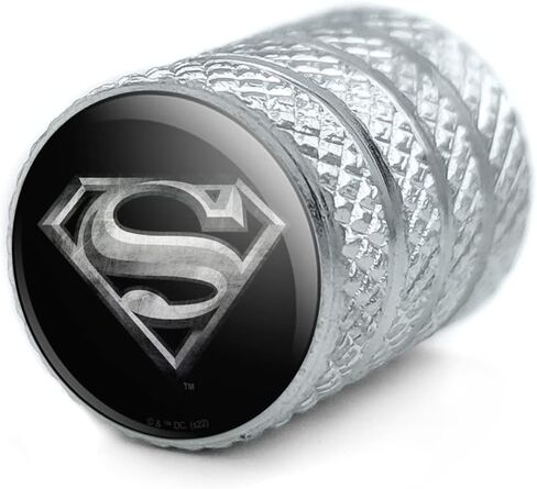 GRAPHICS & MORE Superman Steel Logo Tire Rim Wheel Aluminum Valve Stem Caps in Saudi Arabia