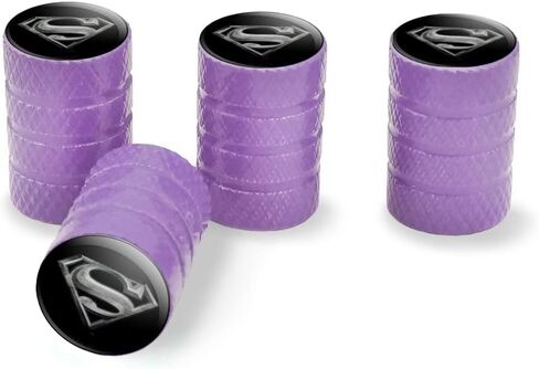 GRAPHICS & MORE Superman Steel Logo Tire Rim Wheel Aluminum Valve Stem Caps in Saudi Arabia