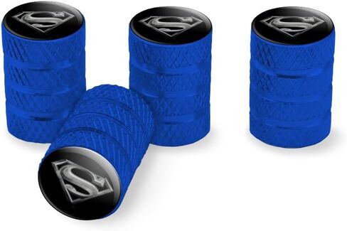 GRAPHICS & MORE Superman Steel Logo Tire Rim Wheel Aluminum Valve Stem Caps in Saudi Arabia