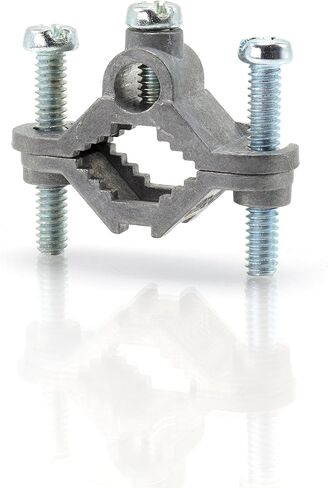THE CIMPLE CO 1 Inch, 4 Pack - Electrical Ground Rod Clamps - Direct Burial - for Pipe, Antenna - 1 IN, 4 Count in Kuwait