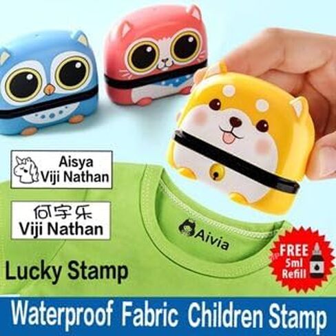 Signature Stamp|Personalized Custom Name Stamp 50 Font Choices【Free Ink】 in Saudi Arabia