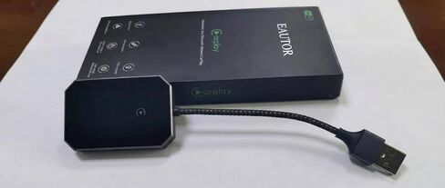 Wireless CarPlay Adapter for Apple, Converts Factory Wired Car Play to Wireless, Dongle Plug & Play Carplay for Cars 2017+ with iPhone iOS 10+ in Saudi Arabia