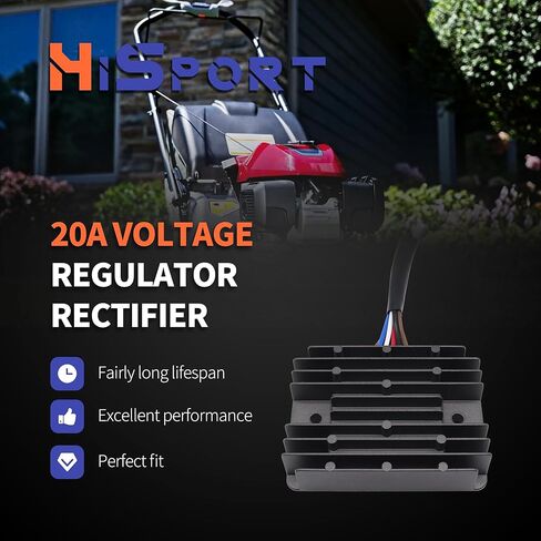 HiSport 20A منظم الجهد الكهربي 31620-ZG5-033 متوافق مع محركات Honda GX240 GX270 GX340 GX390 GX610 GX620 GXV530 تحل محل SH711AA، 31620-ZG5-023/013 GCV520 530، GXV610 & جي اكس 640 670 in Kuwait