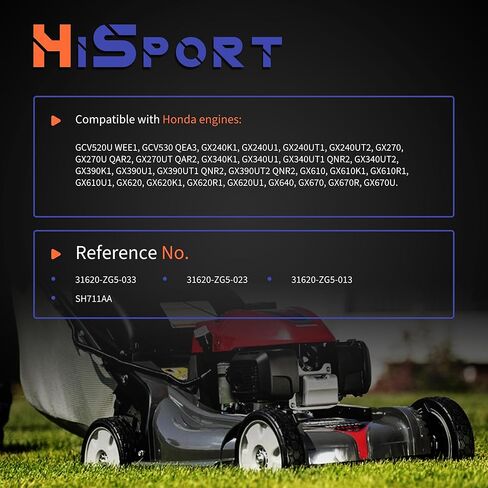 HiSport 20A منظم الجهد الكهربي 31620-ZG5-033 متوافق مع محركات Honda GX240 GX270 GX340 GX390 GX610 GX620 GXV530 تحل محل SH711AA، 31620-ZG5-023/013 GCV520 530، GXV610 & جي اكس 640 670 in Kuwait