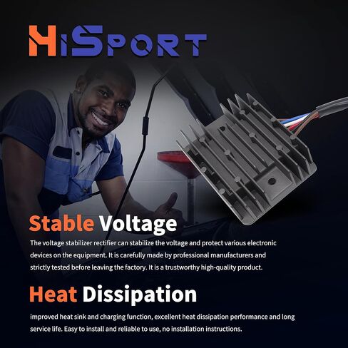 HiSport 20A منظم الجهد الكهربي 31620-ZG5-033 متوافق مع محركات Honda GX240 GX270 GX340 GX390 GX610 GX620 GXV530 تحل محل SH711AA، 31620-ZG5-023/013 GCV520 530، GXV610 & جي اكس 640 670 in Kuwait