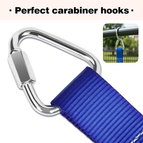 TOPNEW Climbing Net for Kids Outdoor, Portable Ninja Cargo Net Rope Ladder Monkey Bars for Ninja Slackline, Jungle Gyms, Swing Set, Ninja Warrior Style Obstacle Courses for Outdoor Treehouse in Kuwait