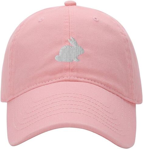 Men's Baseball Cap Rabbit mom Embroidered Washed Cotton Vintage Dad Gifts Hat Women's Hat in Saudi Arabia