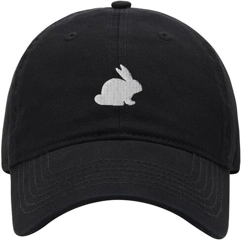 Men's Baseball Cap Rabbit mom Embroidered Washed Cotton Vintage Dad Gifts Hat Women's Hat in Saudi Arabia