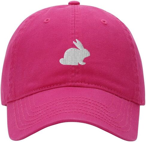 Men's Baseball Cap Rabbit mom Embroidered Washed Cotton Vintage Dad Gifts Hat Women's Hat in Saudi Arabia