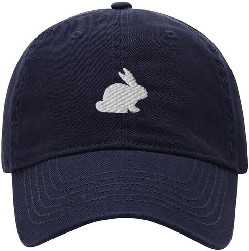 Men's Baseball Cap Rabbit mom Embroidered Washed Cotton Vintage Dad Gifts Hat Women's Hat in Saudi Arabia