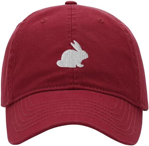 Men's Baseball Cap Rabbit mom Embroidered Washed Cotton Vintage Dad Gifts Hat Women's Hat in Saudi Arabia