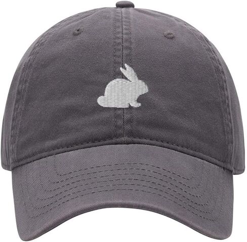 Men's Baseball Cap Rabbit mom Embroidered Washed Cotton Vintage Dad Gifts Hat Women's Hat in Saudi Arabia