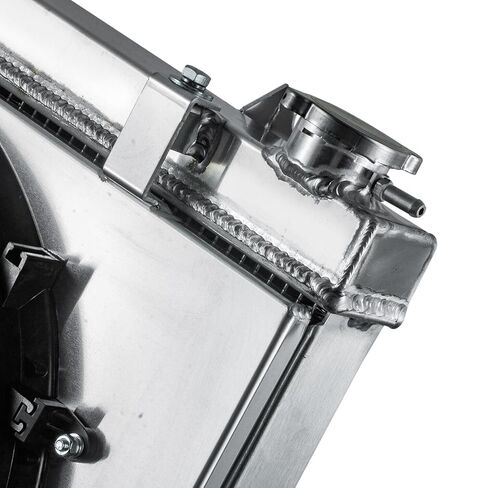 Automotive Replacement Engine Radiators 4 Row Radiator Shroud Fan for Dodge Ra Dakota Ram Dakota 3.7L 4.7L V6 V8 2005-2010 in Kuwait