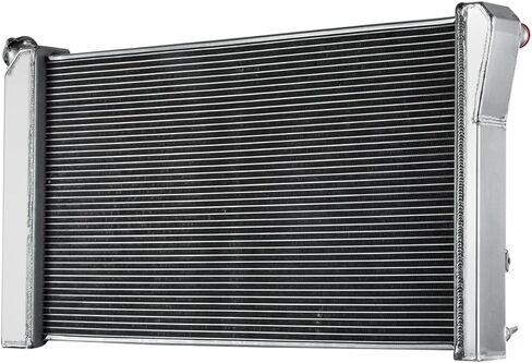 Automotive Replacement Engine Radiators 4 Row Radiator + Shroud Fan For Chevy Caprice Buick Roadmaster 5.0L 5.7L V8 AT 1991 1992 1993 Aluminum Radiator Fan in Kuwait