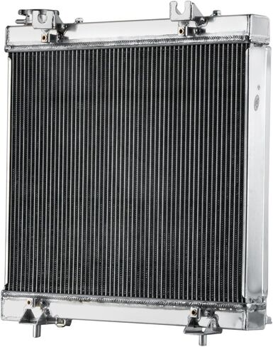 Automotive Replacement Engine Radiators 3 Row Radiator Shroud Fan For Dodge Dakota Mitsubishi Raider 4.7L V8 2005-2010 Aluminum Radiator Fan in Kuwait