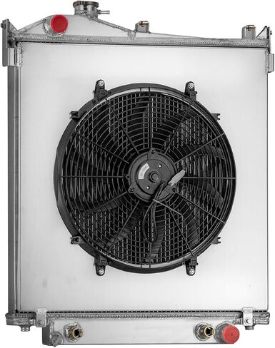 Automotive Replacement Engine Radiators 4 Row Radiator Shroud Fan For Ford Explorer Sport Mercury Mountaineer 4.6L 2006-2010 in Kuwait