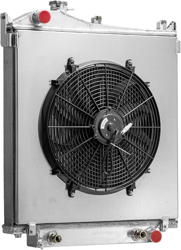 Automotive Replacement Engine Radiators 4 Row Radiator Shroud Fan For Ford Explorer Sport Mercury Mountaineer 4.6L 2006-2010 in Kuwait