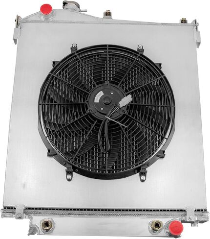 Automotive Replacement Engine Radiators 4 Row Radiator Shroud Fan For Ford Explorer Sport Mercury Mountaineer 4.6L 2006-2010 in Kuwait