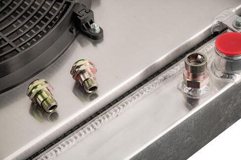 Automotive Replacement Engine Radiators 4 Row Radiator Shroud Fan For Ford Explorer Sport Mercury Mountaineer 4.6L 2006-2010 in Kuwait