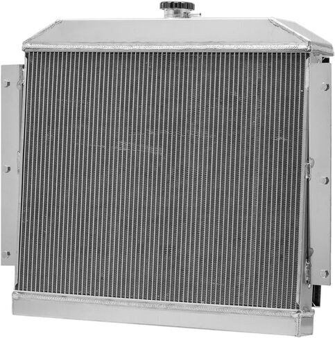 3 صف مشعاع ألومنيوم لـ 1949-1951 1950 Mercury Car Flathead V8 Shroud، 3 Core Downflow Radiator Shroud 16 ''Fan Relay Kit Radiador السيارات استبدال مشعات المحرك in Kuwait