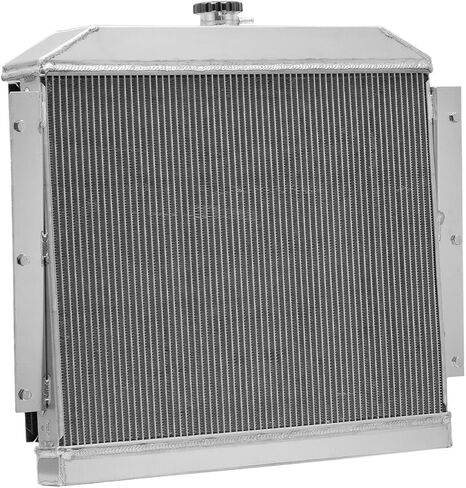 3 صف مشعاع ألومنيوم لـ 1949-1951 1950 Mercury Car Flathead V8 Shroud، 3 Core Downflow Radiator Shroud 16 ''Fan Relay Kit Radiador السيارات استبدال مشعات المحرك in Kuwait