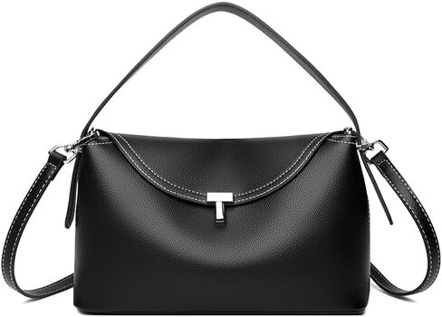 Elegant Women's Crossbody Handbag, Vegan Leather Shoulder Purse with, Available in Brown, Khaki, Wine Red in Saudi Arabia