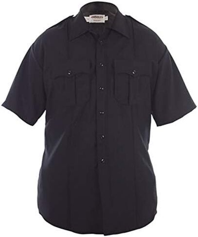 Elbeco Distinction Short Sleeve Poly/Wool Shirt - Mens, 15.5 in, Navy, 8840N-15.5 in Kuwait