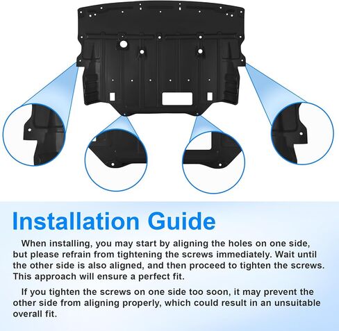 ELH Front Lower Engine Splash Shield Fit for 03-07 Infiniti G35 Center Under Cover 2003 2004 2005 2006 2007 Infiniti G35 in Kuwait